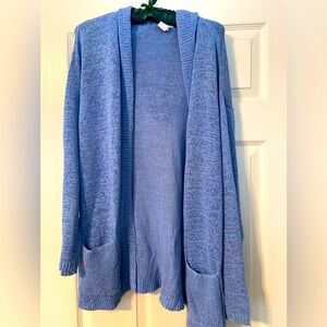 L lightweight hooded cardigan